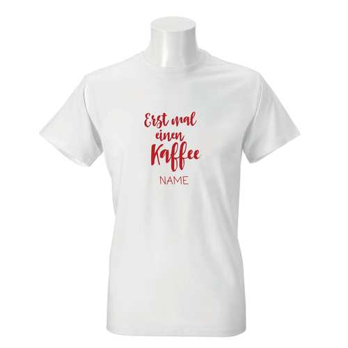 Herren T-Shirt "Erst mal einen Kaffee"